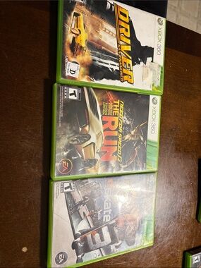 Racing Game Bundle - Green Cases (Need for Speed: The Run, Driver, Skate 3)